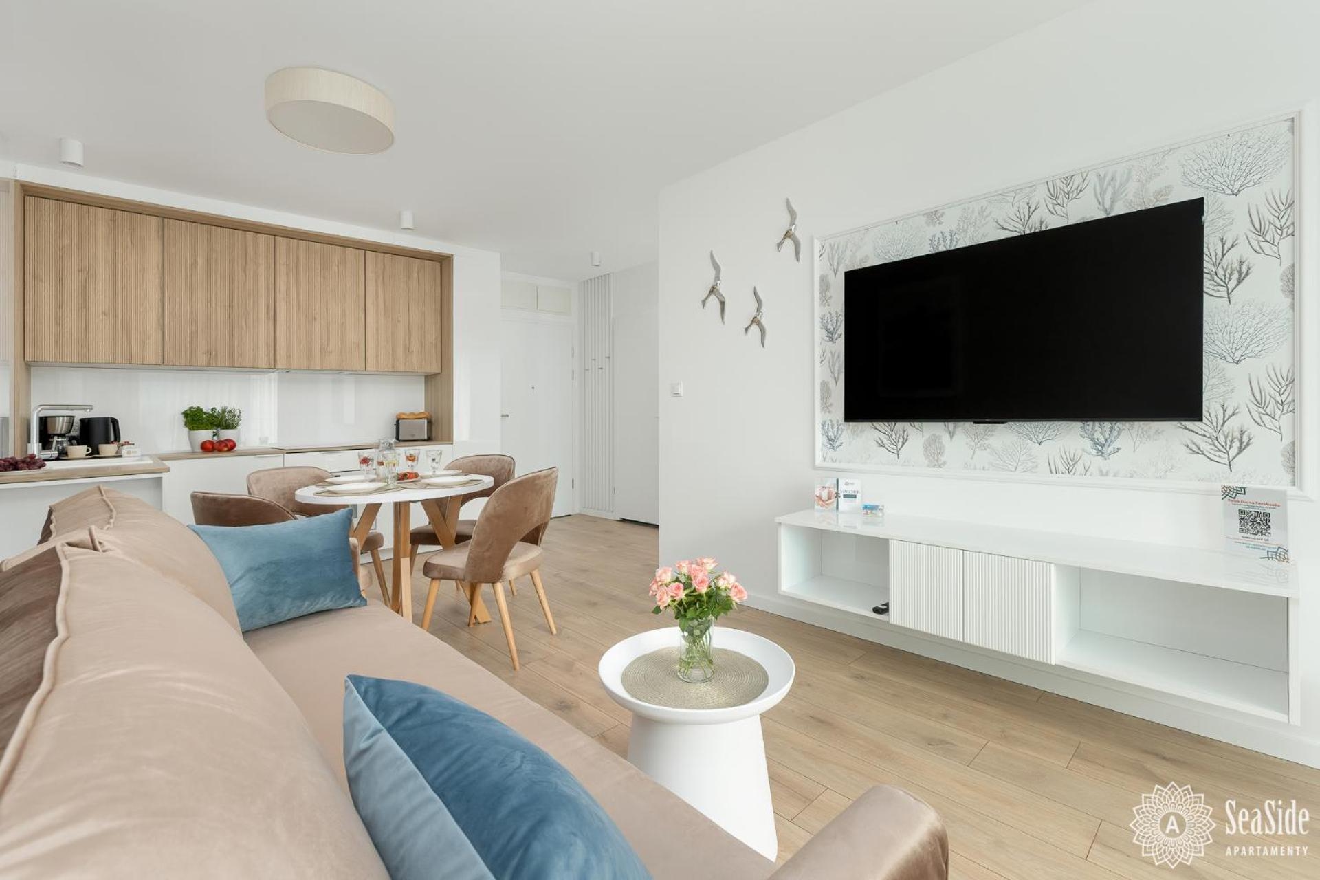 Seaside Whiteblue Ii Sauna & Fitness & Bawialnia Dla Dzieci & Rowerownia - W Cenie Pobytu Apartment *