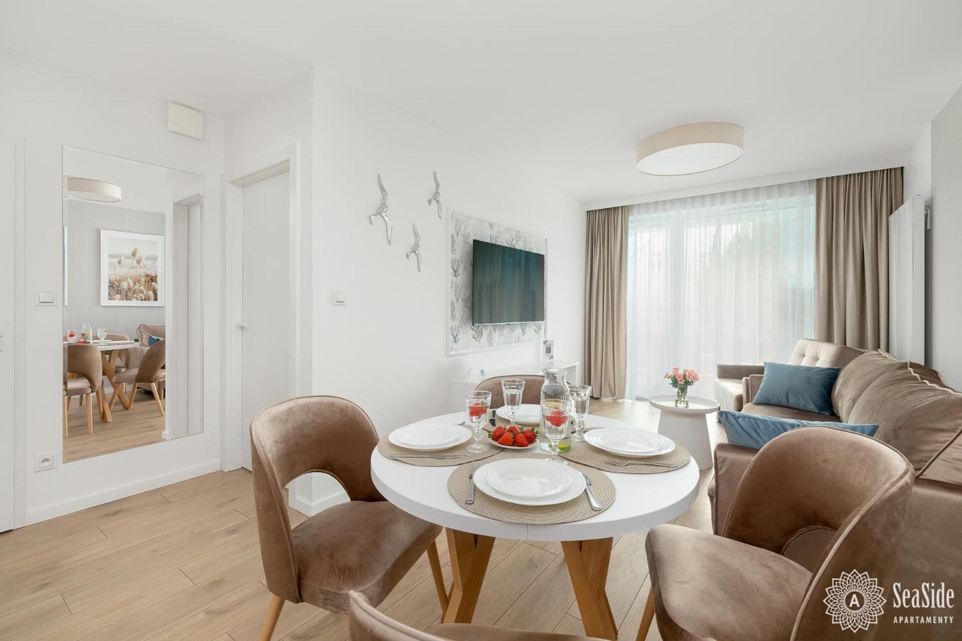 Apartment Seaside Whiteblue Ii Sauna & Fitness & Bawialnia Dla Dzieci & Rowerownia - W Cenie Pobytu
